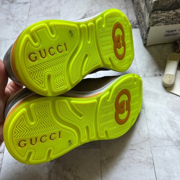 Gucci UltraPace Grey sneaker EU 40 US 9.5W 7M - Picture 5 of 5